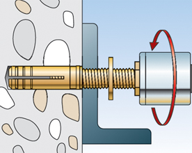 Fischer messing plug MS montage - Doe het zelf, Dhz-proshop